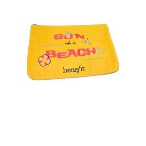 Benefit Cosmetics Sun of a Beach Washable Fabric Limited Edition Make Up Bag